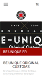 Mobile Screenshot of be-unique.fr